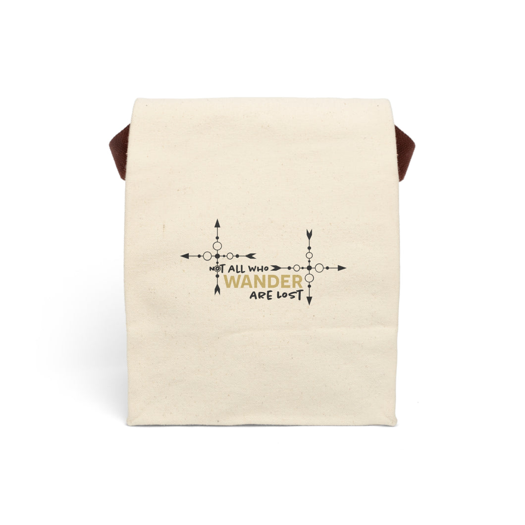 Canvas Lunch Bag With Strap