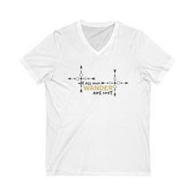 Load image into Gallery viewer, Unisex Jersey Short Sleeve V-Neck Tee