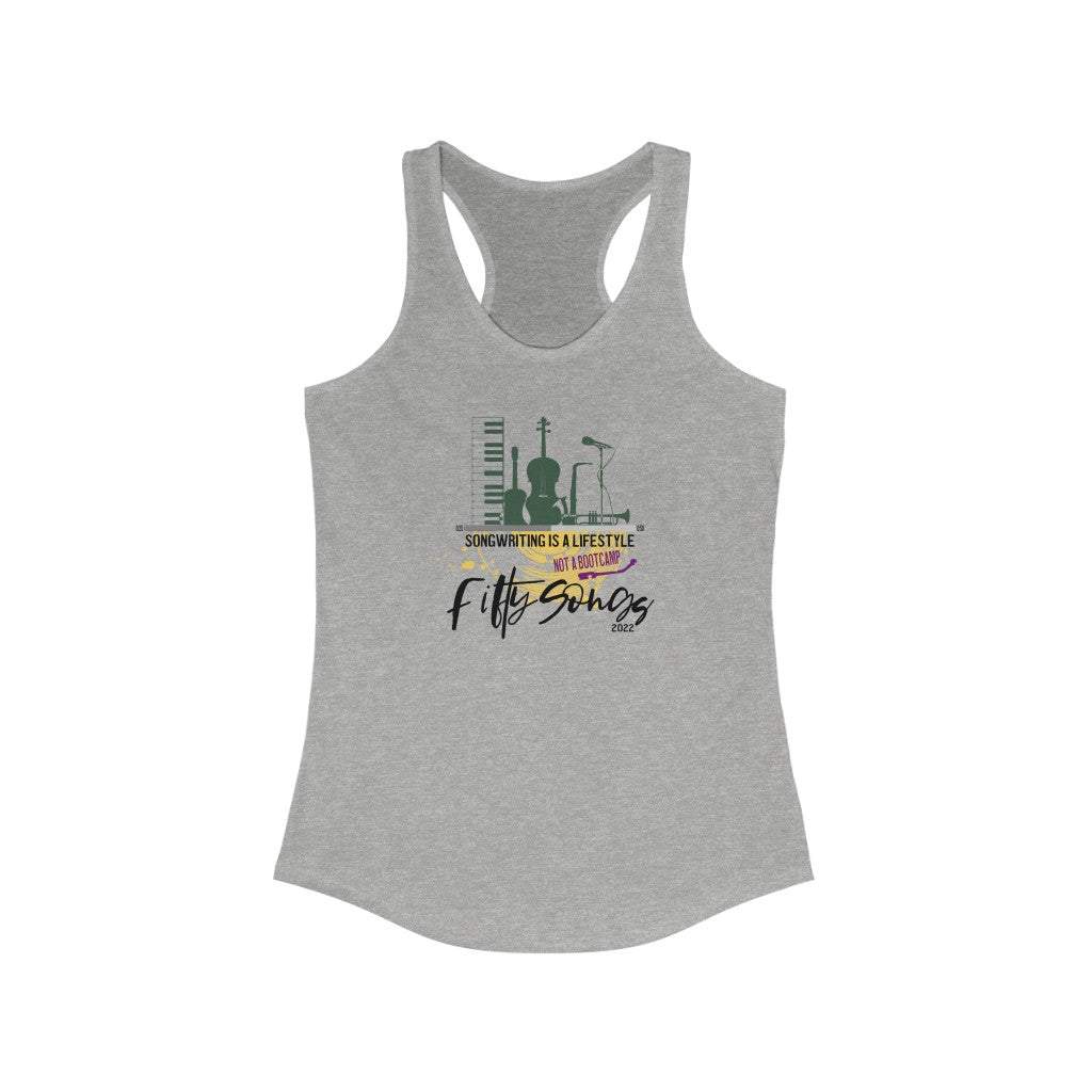 FiftySongs Women's Racerback Tank